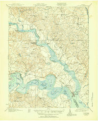 New Kent Virginia Historical topographic map, 1:62500 scale, 15 X 15 Minute, Year 1919
