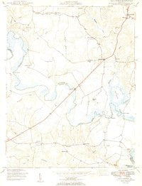 Old Church Virginia Historical topographic map, 1:24000 scale, 7.5 X 7.5 Minute, Year 1950