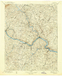 Palmyra Virginia Historical topographic map, 1:125000 scale, 30 X 30 Minute, Year 1897