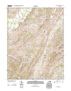 Parnassus Virginia Historical topographic map, 1:24000 scale, 7.5 X 7.5 Minute, Year 2013