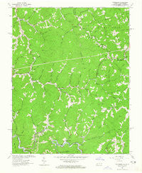 Patterson Virginia Historical topographic map, 1:24000 scale, 7.5 X 7.5 Minute, Year 1964