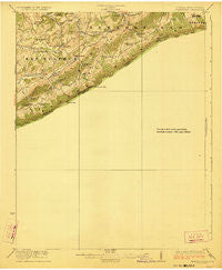 Pearisburg Virginia Historical topographic map, 1:62500 scale, 15 X 15 Minute, Year 1923