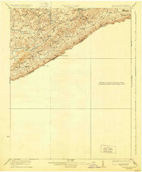 Pearisburg Virginia Historical topographic map, 1:62500 scale, 15 X 15 Minute, Year 1923