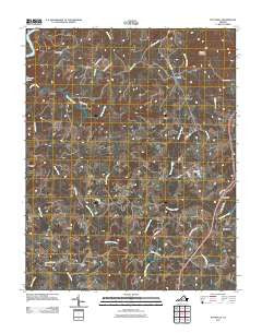 Pittsville Virginia Historical topographic map, 1:24000 scale, 7.5 X 7.5 Minute, Year 2011