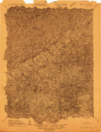 Pound Virginia Historical topographic map, 1:48000 scale, 15 X 15 Minute, Year 1912