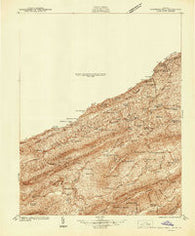 Pounding Mill Virginia Historical topographic map, 1:48000 scale, 15 X 15 Minute, Year 1941