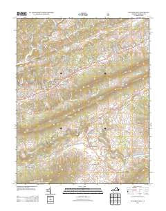Pounding Mill Virginia Historical topographic map, 1:24000 scale, 7.5 X 7.5 Minute, Year 2013