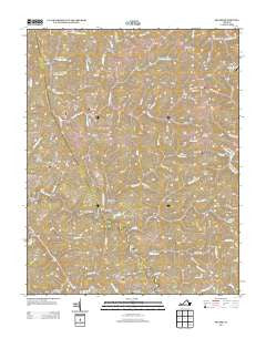 Prater Virginia Historical topographic map, 1:24000 scale, 7.5 X 7.5 Minute, Year 2013