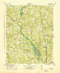 Reams Virginia Historical topographic map, 1:31680 scale, 7.5 X 7.5 Minute, Year 1944