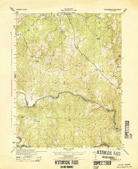 Richardsville Virginia Historical topographic map, 1:31680 scale, 7.5 X 7.5 Minute, Year 1944
