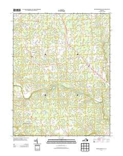 Richardsville Virginia Historical topographic map, 1:24000 scale, 7.5 X 7.5 Minute, Year 2013