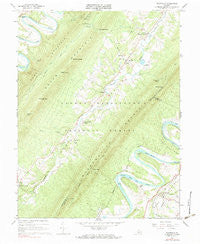 Rileyville Virginia Historical topographic map, 1:24000 scale, 7.5 X 7.5 Minute, Year 1966