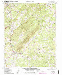 Rustburg Virginia Historical topographic map, 1:24000 scale, 7.5 X 7.5 Minute, Year 1963