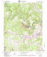 Salem Church Virginia Historical topographic map, 1:24000 scale, 7.5 X 7.5 Minute, Year 1966