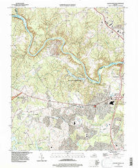 Salem Church Virginia Historical topographic map, 1:24000 scale, 7.5 X 7.5 Minute, Year 1994