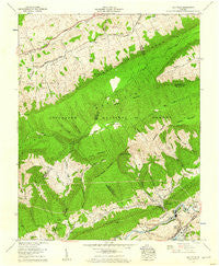 Saltville Virginia Historical topographic map, 1:24000 scale, 7.5 X 7.5 Minute, Year 1958