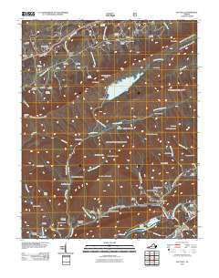 Saltville Virginia Historical topographic map, 1:24000 scale, 7.5 X 7.5 Minute, Year 2011