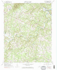 Sandy Level Virginia Historical topographic map, 1:24000 scale, 7.5 X 7.5 Minute, Year 1965