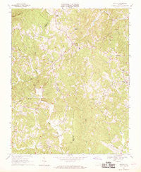 Sanville Virginia Historical topographic map, 1:24000 scale, 7.5 X 7.5 Minute, Year 1967