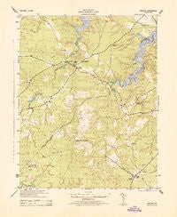 Savedge Virginia Historical topographic map, 1:31680 scale, 7.5 X 7.5 Minute, Year 1943