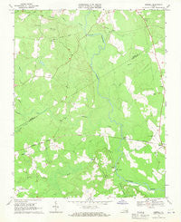 Sebrell Virginia Historical topographic map, 1:24000 scale, 7.5 X 7.5 Minute, Year 1968