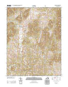 Sedalia Virginia Historical topographic map, 1:24000 scale, 7.5 X 7.5 Minute, Year 2013