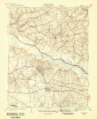 Seven Pines Virginia Historical topographic map, 1:31680 scale, 7.5 X 7.5 Minute, Year 1938