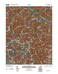 Shacklefords Virginia Historical topographic map, 1:24000 scale, 7.5 X 7.5 Minute, Year 2011