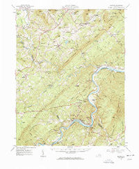 Shipman Virginia Historical topographic map, 1:62500 scale, 15 X 15 Minute, Year 1961