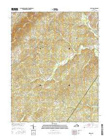 Simeon Virginia Current topographic map, 1:24000 scale, 7.5 X 7.5 Minute, Year 2016