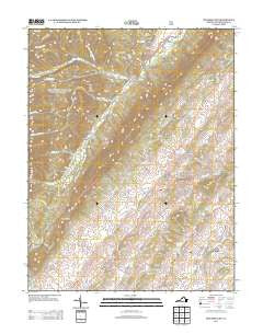 Singers Glen Virginia Historical topographic map, 1:24000 scale, 7.5 X 7.5 Minute, Year 2013