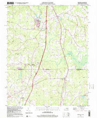 Skippers Virginia Historical topographic map, 1:24000 scale, 7.5 X 7.5 Minute, Year 1997