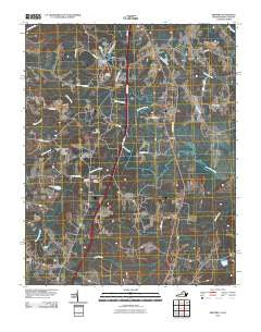 Skippers Virginia Historical topographic map, 1:24000 scale, 7.5 X 7.5 Minute, Year 2010