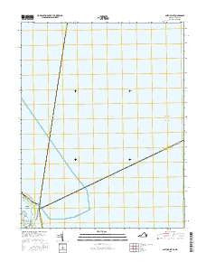 Smith Point Virginia Current topographic map, 1:24000 scale, 7.5 X 7.5 Minute, Year 2016