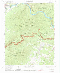 Snowden Virginia Historical topographic map, 1:24000 scale, 7.5 X 7.5 Minute, Year 1966