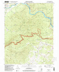 Snowden Virginia Historical topographic map, 1:24000 scale, 7.5 X 7.5 Minute, Year 1999