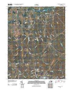 Somerville Virginia Historical topographic map, 1:24000 scale, 7.5 X 7.5 Minute, Year 2010
