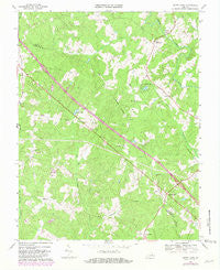 South Anna Virginia Historical topographic map, 1:24000 scale, 7.5 X 7.5 Minute, Year 1968