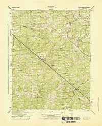 South Anna Virginia Historical topographic map, 1:31680 scale, 7.5 X 7.5 Minute, Year 1944