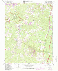 Spotsylvania Virginia Historical topographic map, 1:24000 scale, 7.5 X 7.5 Minute, Year 1966