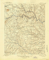 Spotsylvania Virginia Historical topographic map, 1:125000 scale, 30 X 30 Minute, Year 1892