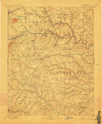 Spotsylvania Virginia Historical topographic map, 1:125000 scale, 30 X 30 Minute, Year 1892