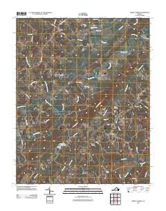 Spring Garden Virginia Historical topographic map, 1:24000 scale, 7.5 X 7.5 Minute, Year 2011
