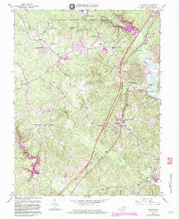 Stafford Virginia Historical topographic map, 1:24000 scale, 7.5 X 7.5 Minute, Year 1966