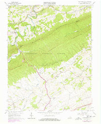 Staffordsville Virginia Historical topographic map, 1:24000 scale, 7.5 X 7.5 Minute, Year 1965