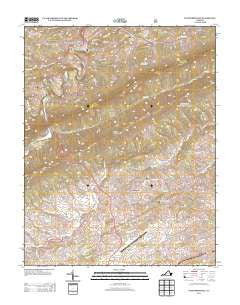 Staffordsville Virginia Historical topographic map, 1:24000 scale, 7.5 X 7.5 Minute, Year 2013