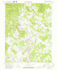 Stanardsville Virginia Historical topographic map, 1:24000 scale, 7.5 X 7.5 Minute, Year 1964