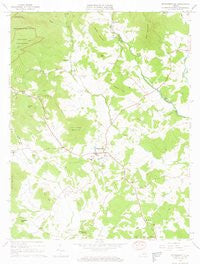 Standardsville Virginia Historical topographic map, 1:24000 scale, 7.5 X 7.5 Minute, Year 1964