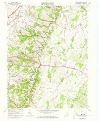 Stephenson Virginia Historical topographic map, 1:24000 scale, 7.5 X 7.5 Minute, Year 1966