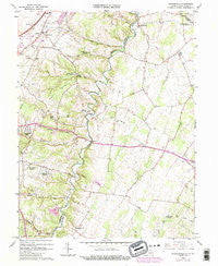 Stephenson Virginia Historical topographic map, 1:24000 scale, 7.5 X 7.5 Minute, Year 1966